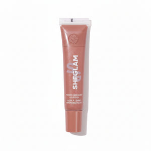 Sheglam Power Bouquet Lip Gloss Sunny Sands Shiny Tinted Moisturizing