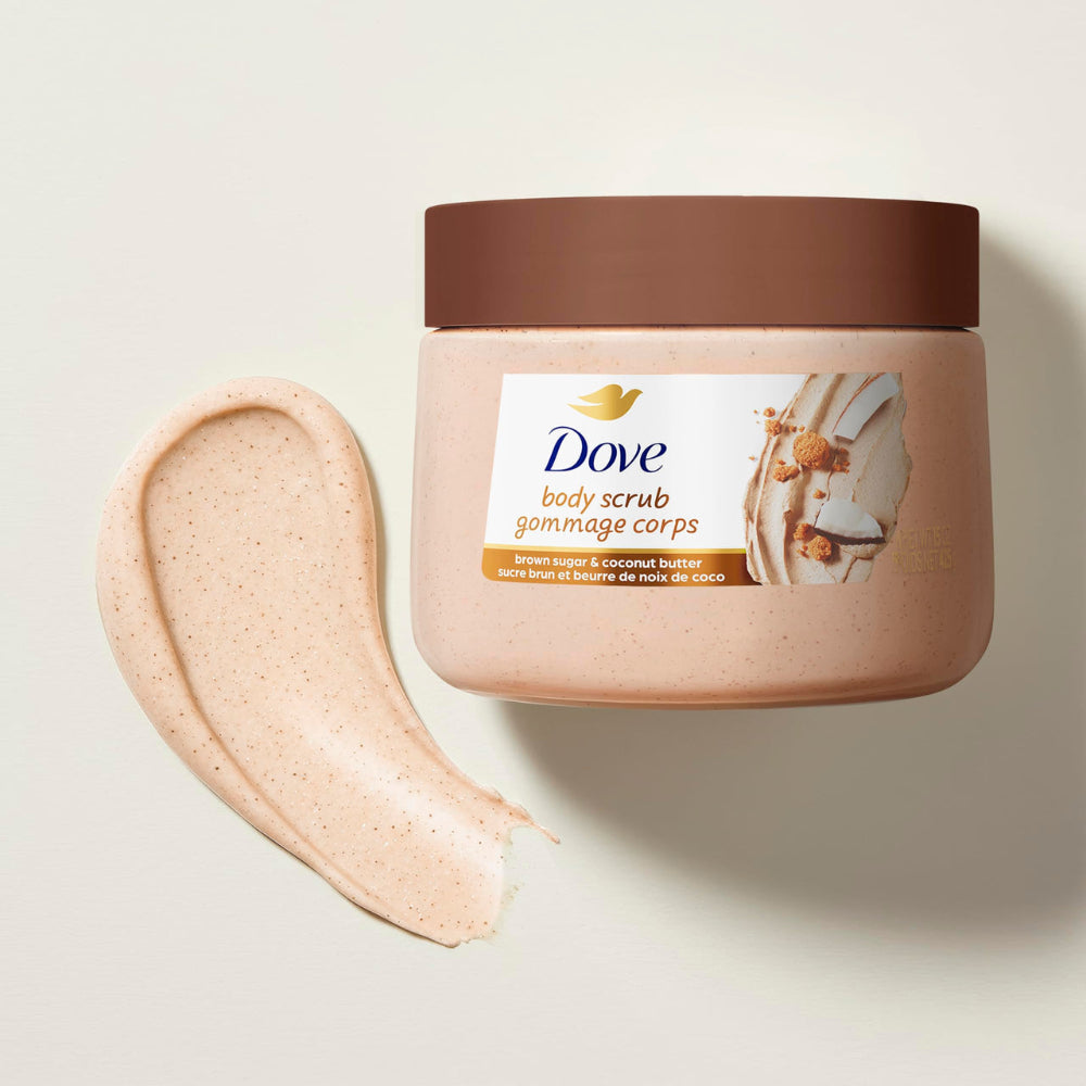Dove-Body Scrub 298G Sk W Brown Sugar & Coconut Butter (Bc)