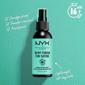 Nyx Dewy Finish Fini Satine
