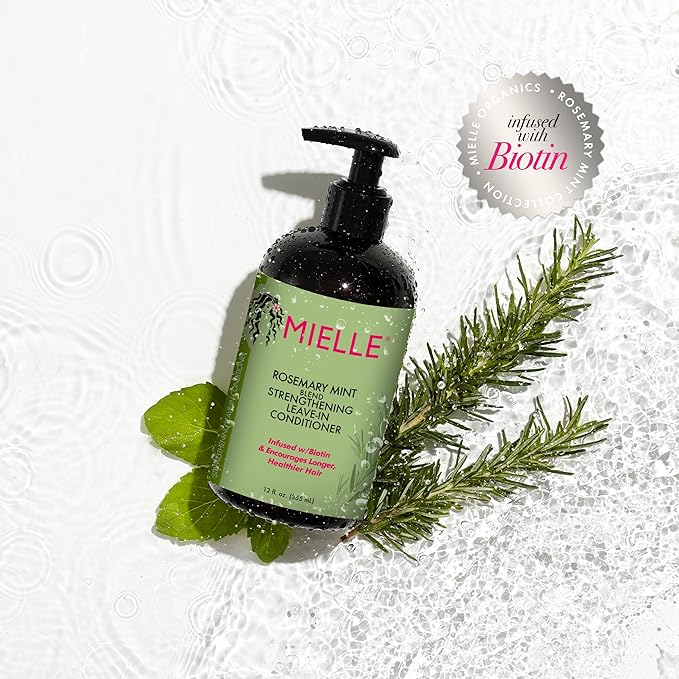 Mielle-Conditioner-355M L-Us-W-Rosemary Mint Leave-In Conditioner (Pump)