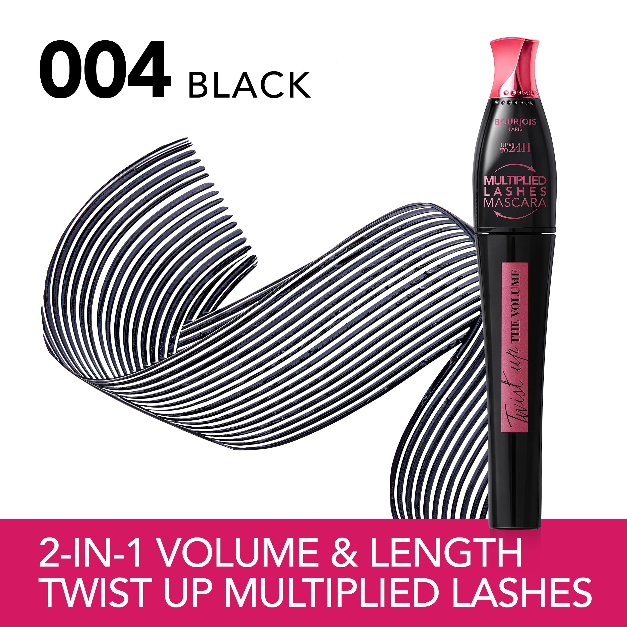 Bourjois Mascara Twist Up 2 In 1 No 23 Black (Red)