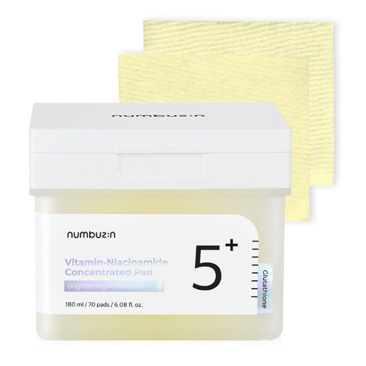 NUMBUZIN Vitamin Niacinamide Concentrated Makeup Pads