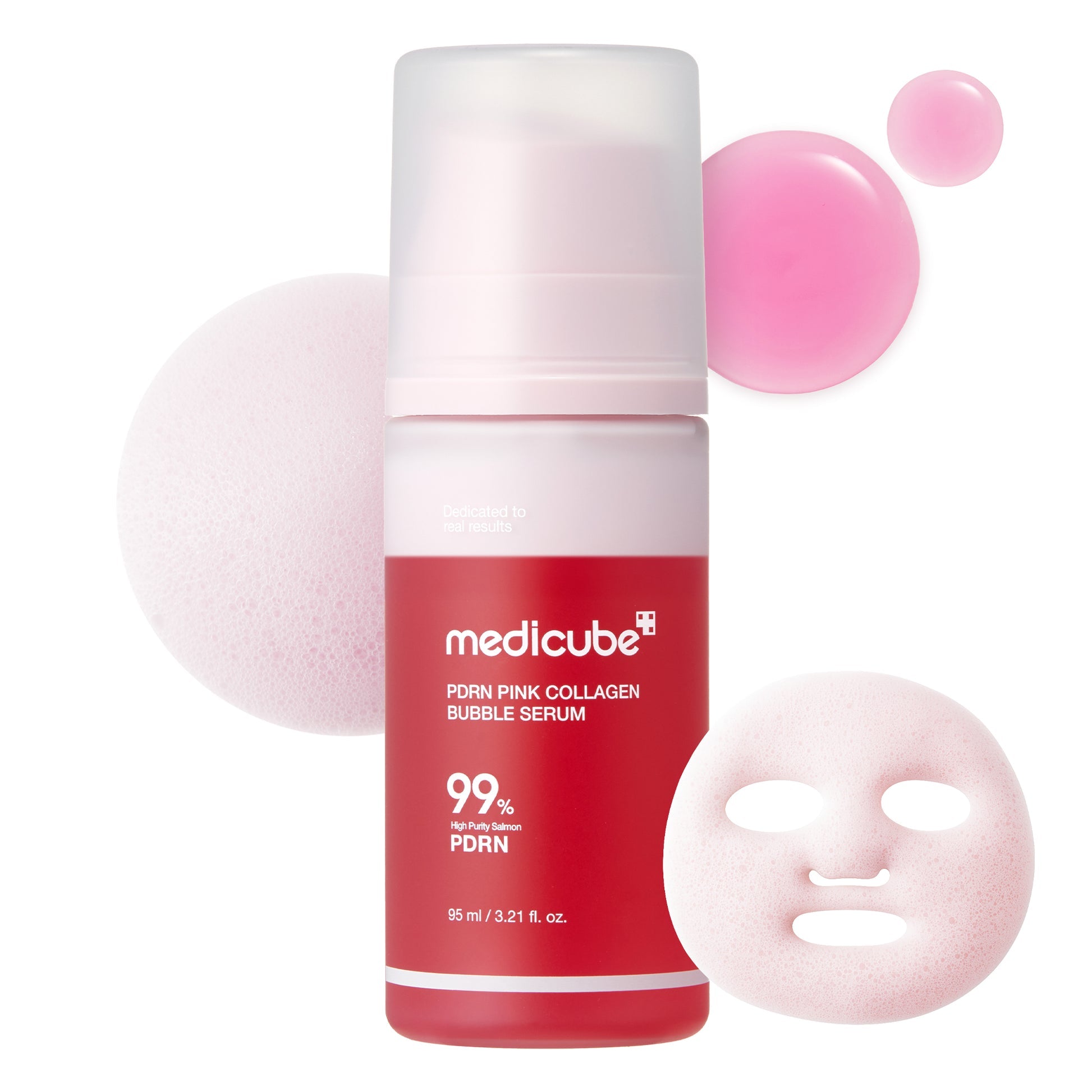 Medicube Pdrn Pink Collagen Bubble Serum 95Ml