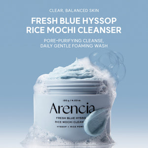 Arencia Blue Hyssop Rice Mochi Cleanser 120G