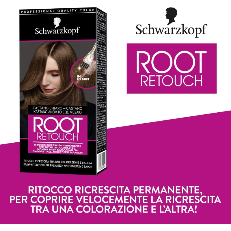 Schwarzkopf Spray Ritocco Temporaneo Castano 120 Ml