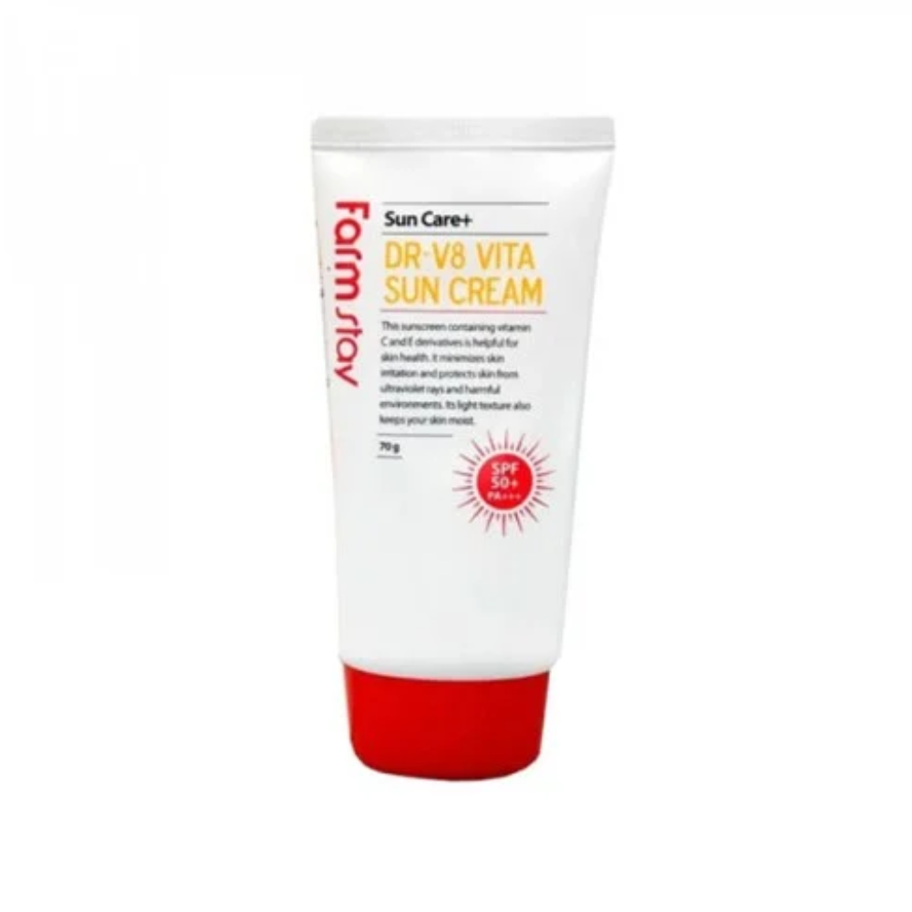Farm Stay Dr-V8 Vita Sun Cream, Spf 50+ Pa++++ 70 Ml