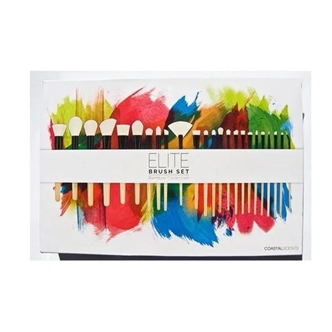 Coastal 24 Piece Elite Brush Set Bamboo Collection