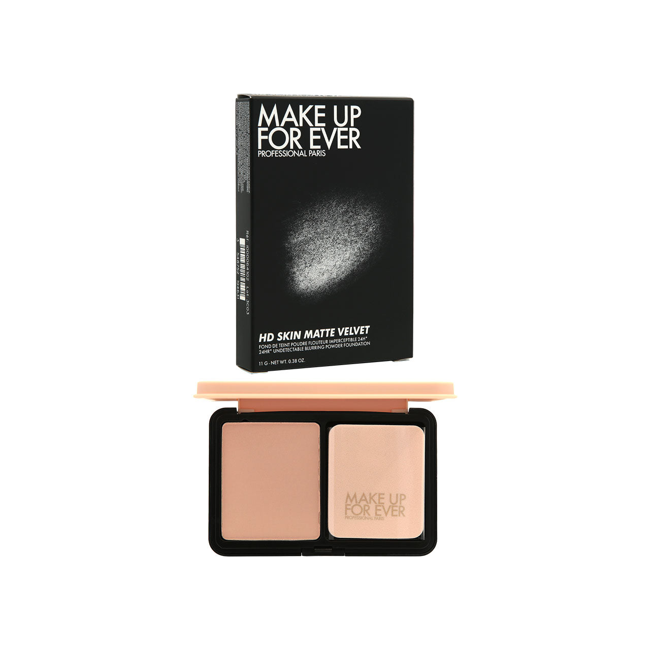 Make Up For Ever Hd Skin Matte Velvet 11G Powder Foundation 1R02