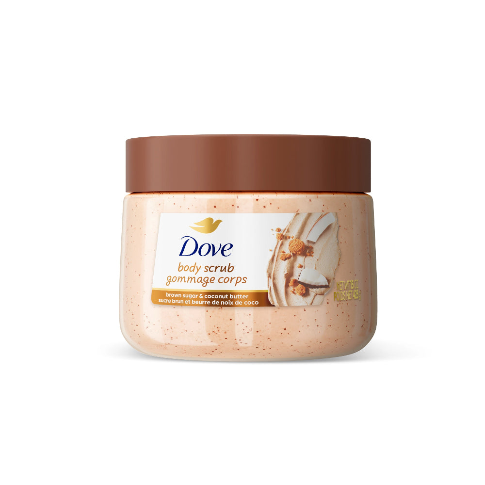 Dove-Body Scrub 298G Sk W Brown Sugar & Coconut Butter (Bc)