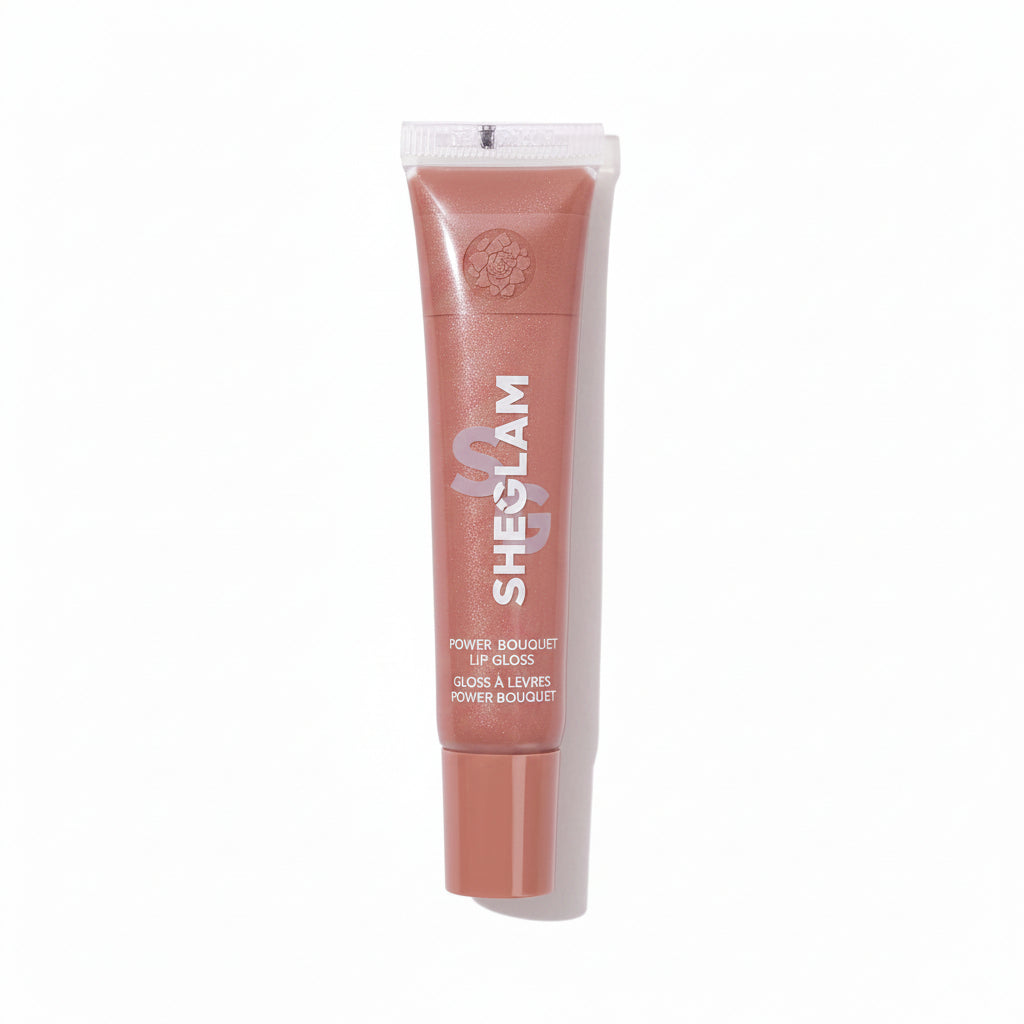 Sheglam Power Bouquet Lip Gloss Sunny Sands Shiny Tinted Moisturizing