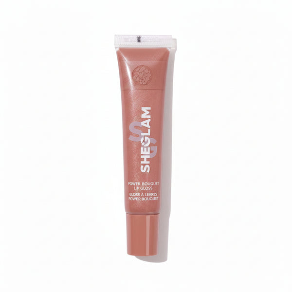 Sheglam Power Bouquet Lip Gloss Sunny Sands Shiny Tinted Moisturizing