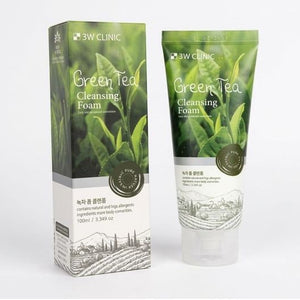 3W Clinic Foam Cleansing 100Ml Green Tea