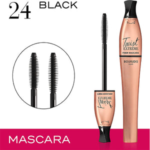 Bourjois Twist Extreme Fiber Mascara 24 Black 8 Ml X.Fibr