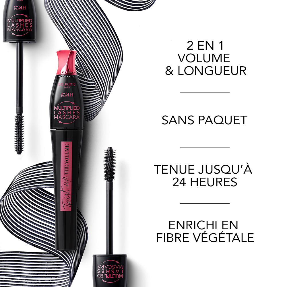 Bourjois Mascara Twist Up 2 In 1 No 23 Black (Red)