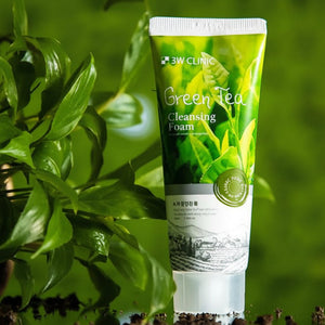3W Clinic Foam Cleansing 100Ml Green Tea