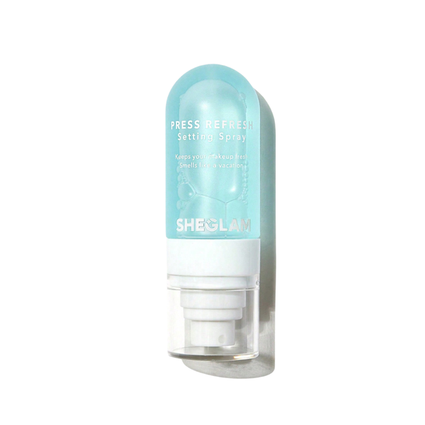 Sheglam Press Refresh Setting Spray Moisturizing Long Lasting Blue