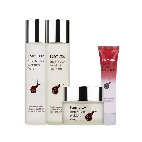 Farm Stay Snail Mucus Moisture Skin Care 4 Set