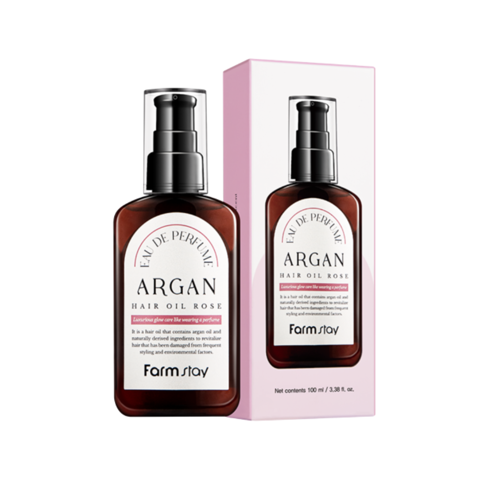 Farmstay Eau De Perfume Argan Hair Oil Rose 100Ml