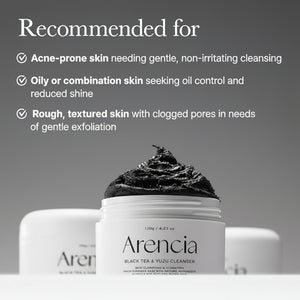 Arencia Black Tea Rice Mochi Cleanser 120G