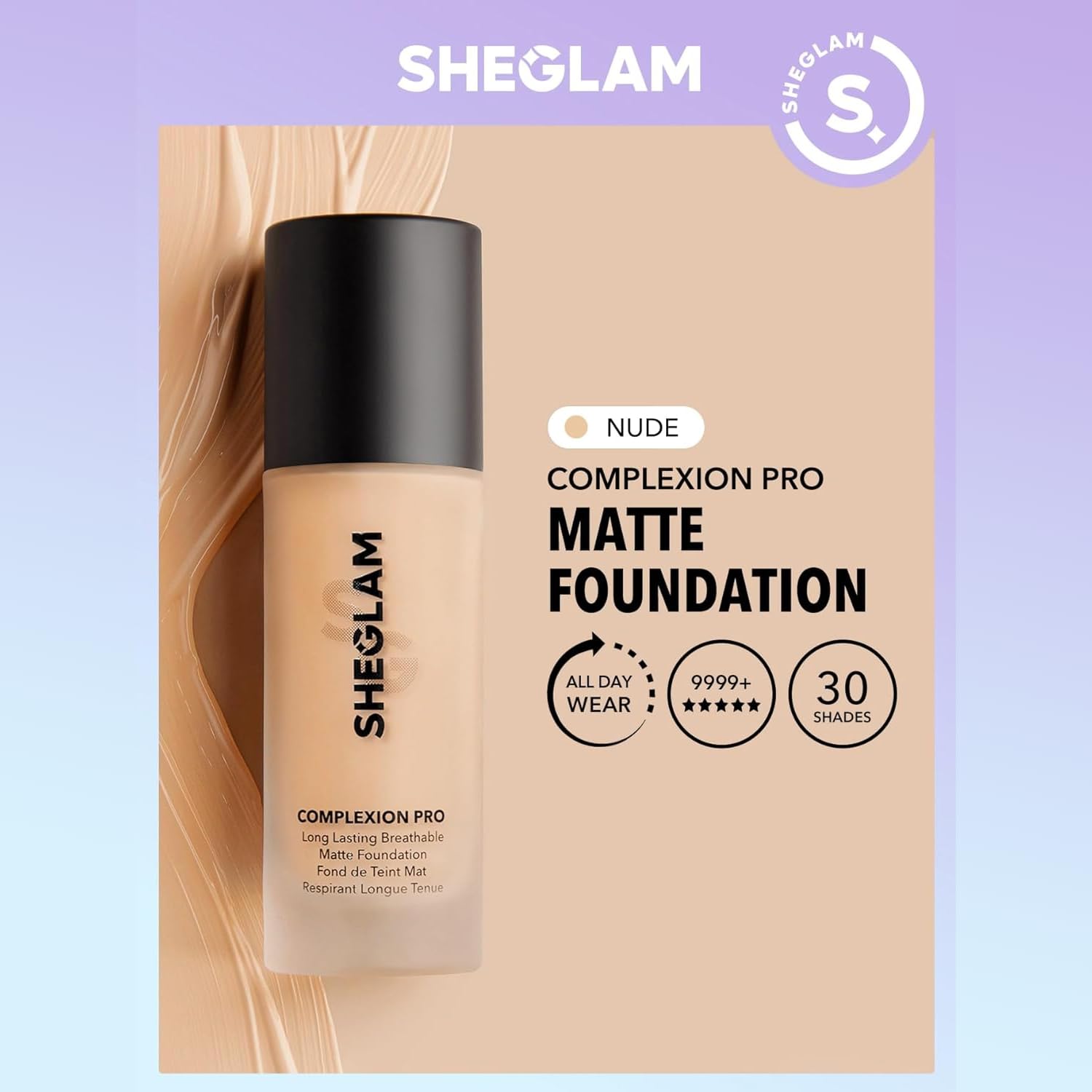 Sheglam Complexion Pro Matte Foundation Acorn 30Ml