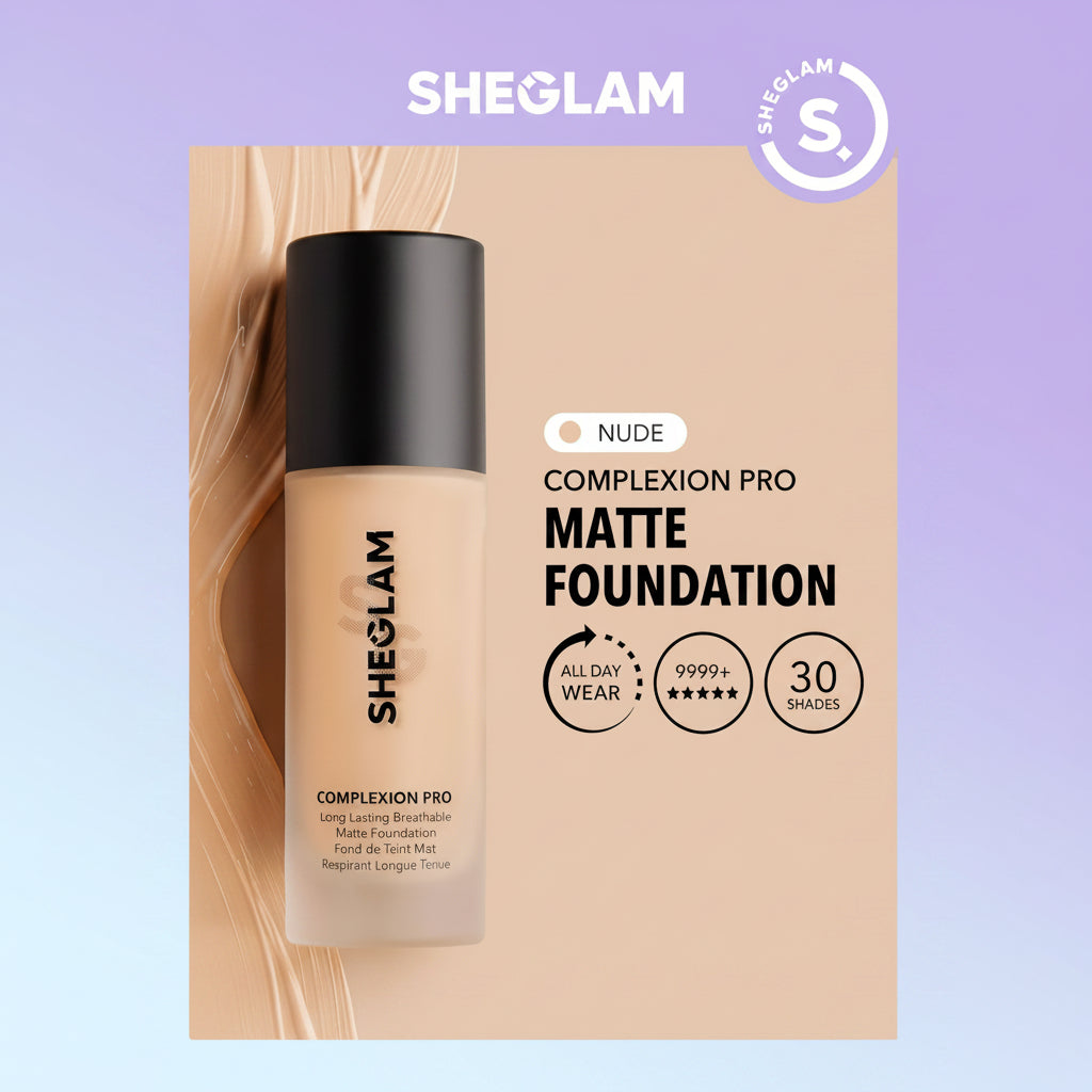 Sheglam Complexion Pro Matte Foundation Nude 30Ml