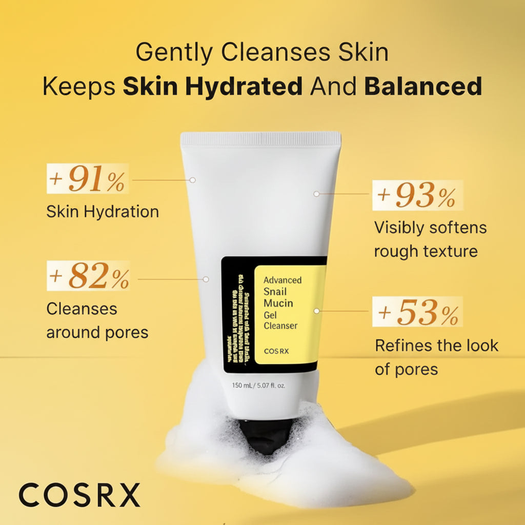 Cosrx Advanced Snail Mucin Gel Cleanser 50Ml