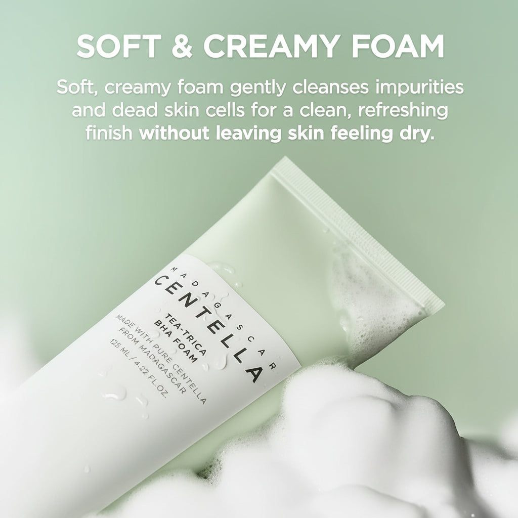 Centella Skin1004 Face Wash Tea-Trica Bha Foam 125Ml