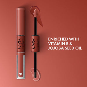 Nyx Professional Long Lasting Lip Shine , Lip Gloss Makeup 04 Life Goals