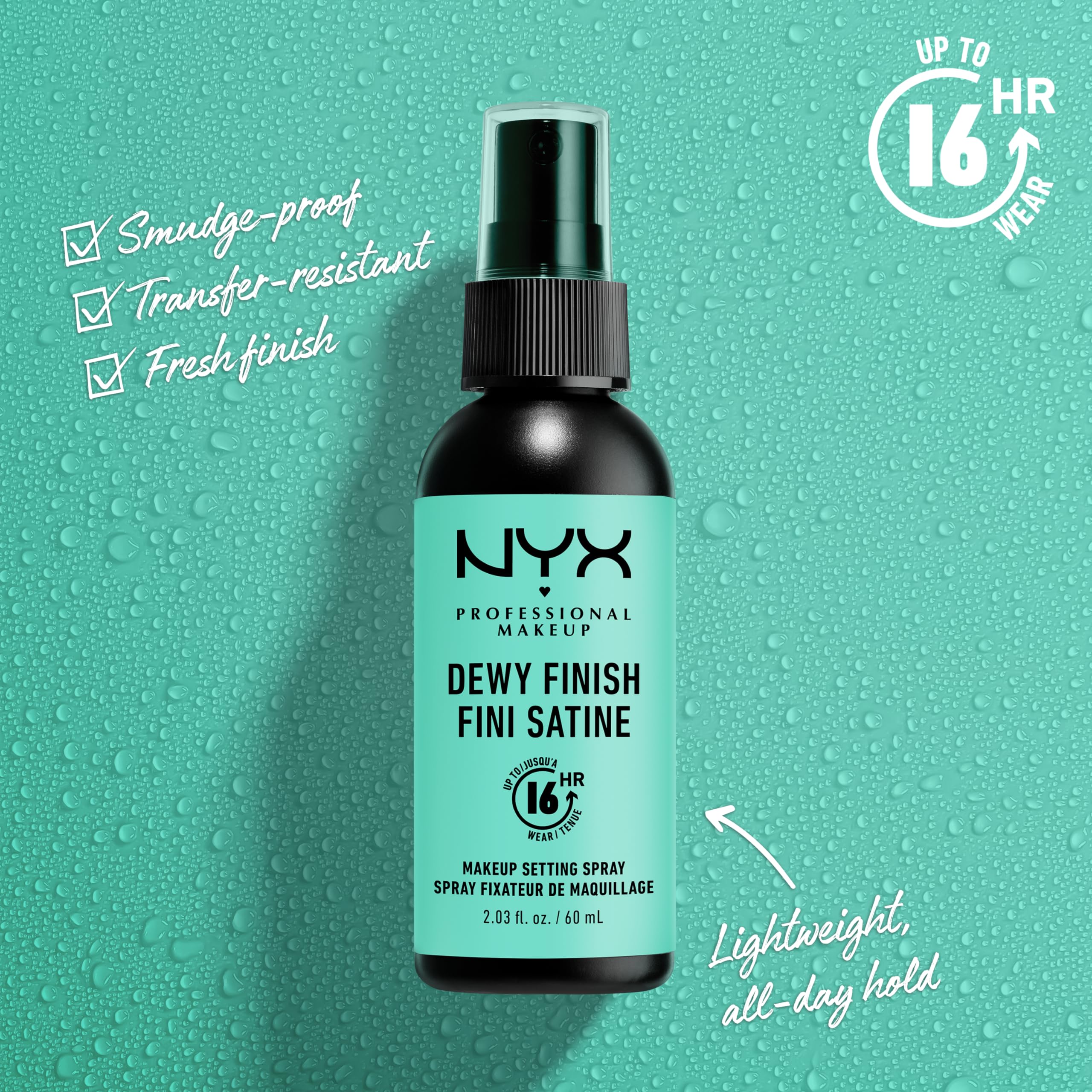 Nyx Dewy Finish Fini Satine