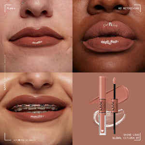 Nyx 07 Lip Shine Global Citizen (Medium Neutral Nude)