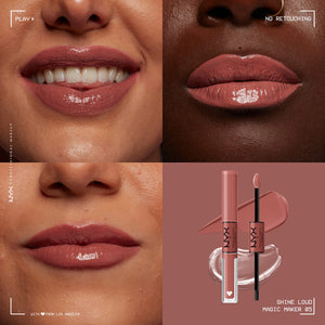 Nyx 05 Lip Shine Lipstick (Magic Maker)