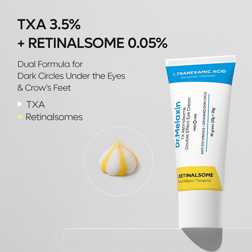 Dr.Melaxin TX Retinalsome Double Effect Eye Cream – 40g