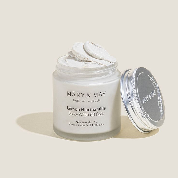 MARY&MAY Lemon Niacinamide Glow Wash Off Pack – 125g