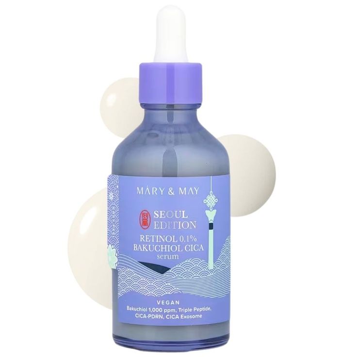 MARY&MAY Retinol 0.1% Bakuchiol Cica Serum – 80ml
