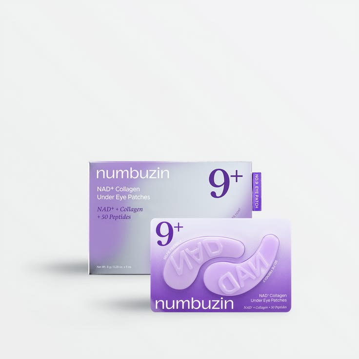 NUMBUZIN No.9 NAD+ Collagen Under Eye Patches – 5 pairs
