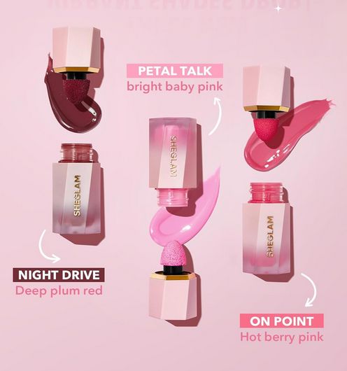 SHEGLAM Color Bloom Liquid Blush on Point