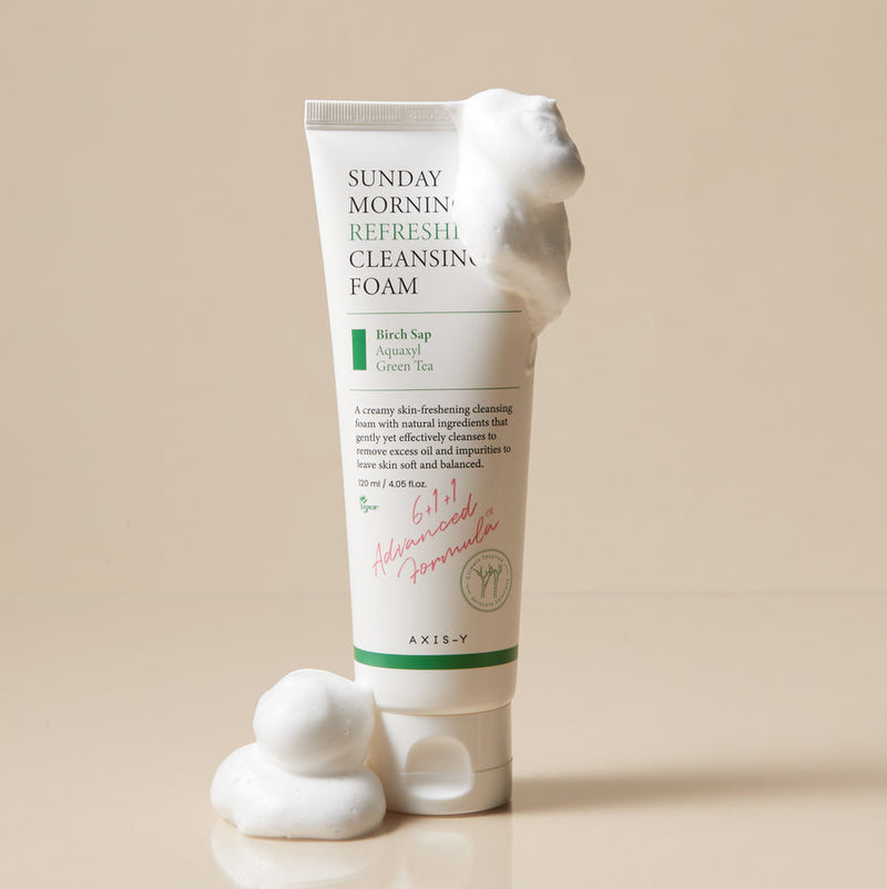 Axis-Y Sunday Morning Refreshing Cleansing Foam 120Ml