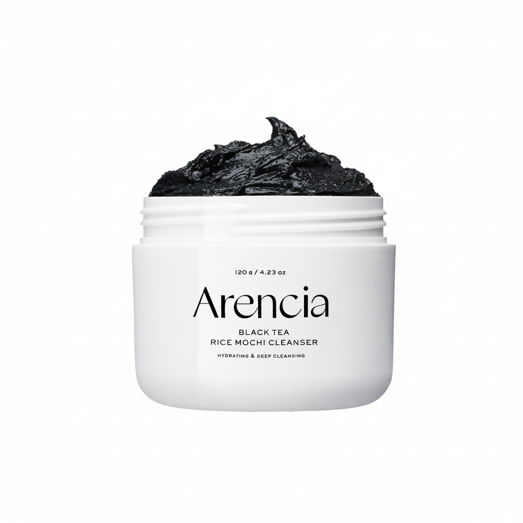 Arencia Black Tea Rice Mochi Cleanser 120G