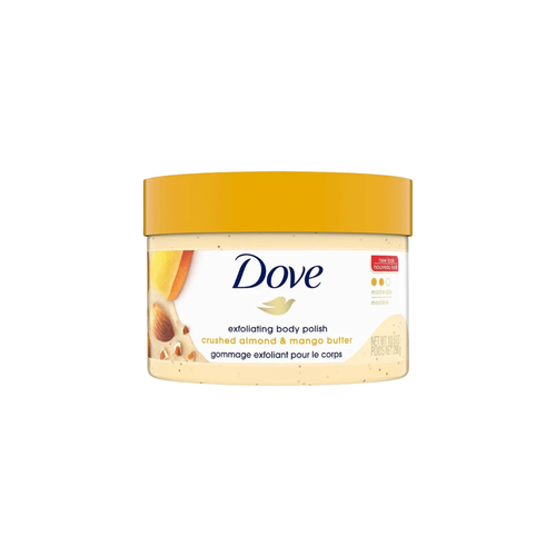 Dove-Body Scrub 298G Sk W Crushed Almond & Mango Butter (Bc)