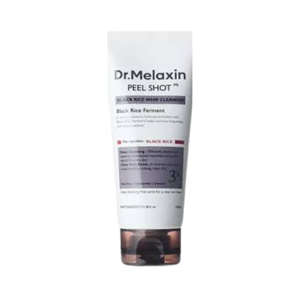 Dr.Melaxin PEEL SHOT BLACK RICE WHIP CLEANSER – 100ml