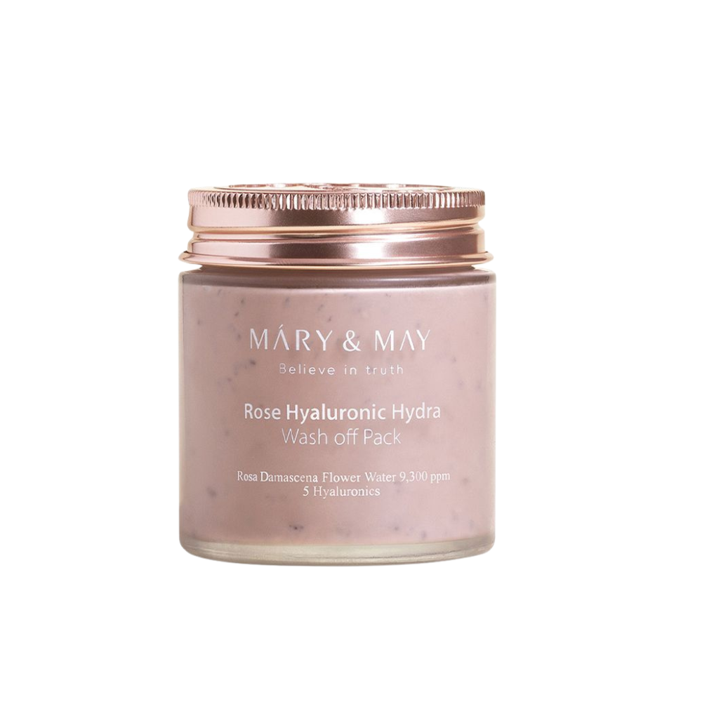 MARY&MAY Rose Hyaluronic Hydra Wash Off Pack – 125g