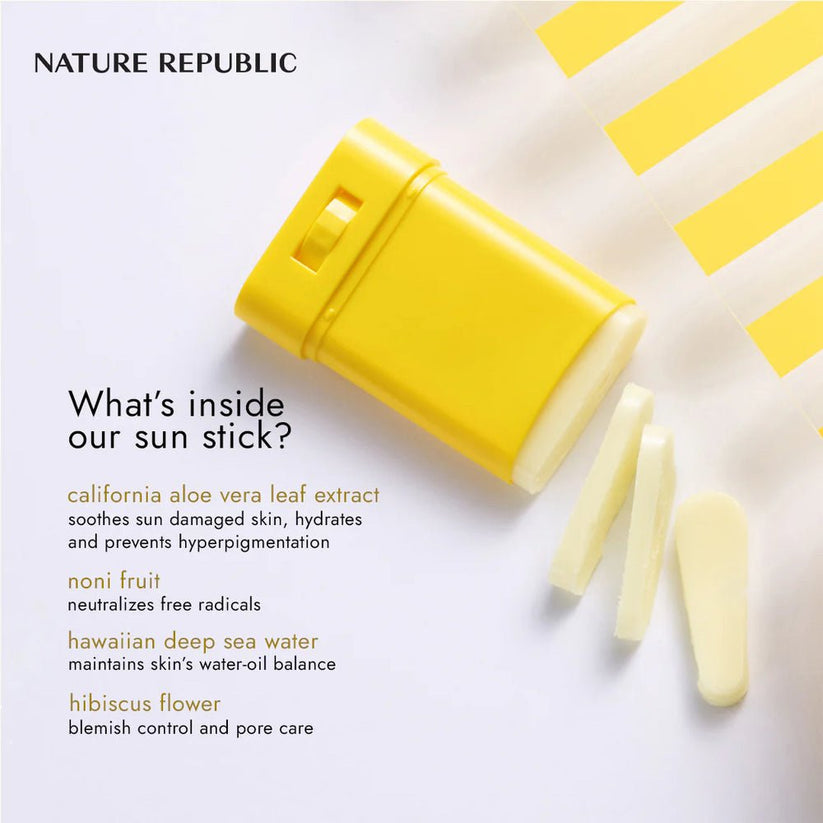 Nature Republic California Aloe Fresh Powdery Sun Stick Spf50+ Pa++++