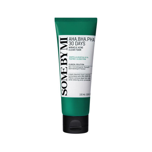 SOME BY MI AHA BHA PHA 30 Days Miracle Acne Clear Foam – 100ml