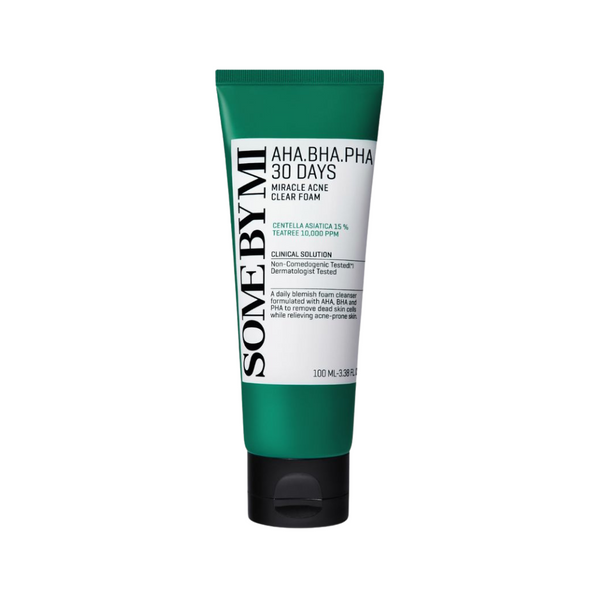 SOME BY MI AHA BHA PHA 30 Days Miracle Acne Clear Foam – 100ml