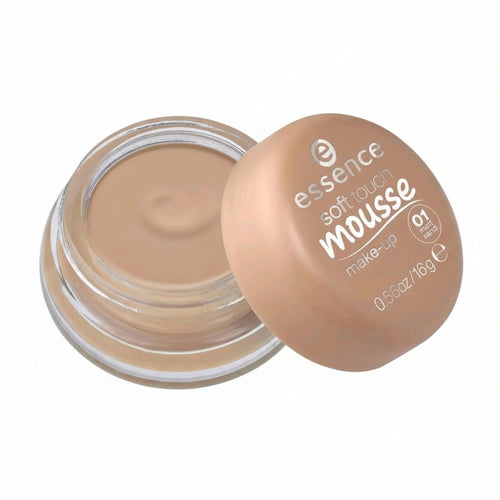 Essence.Foundation.Soft Touch Mousse Matte.Mousse Foundation.16G.Matte Sand 01