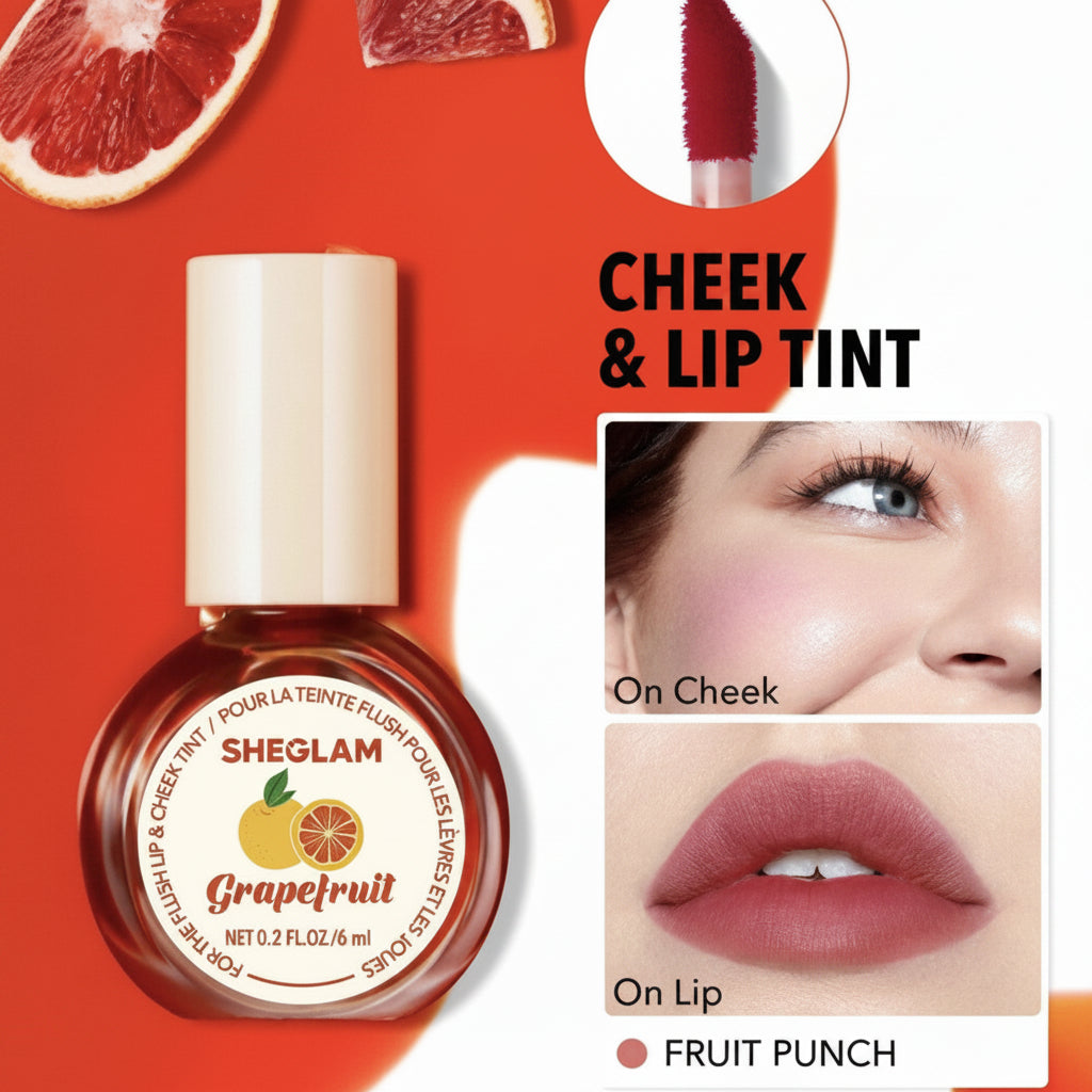 Sheglam For The Flush Lip & Cheek Tint-It'S Fruit Punch