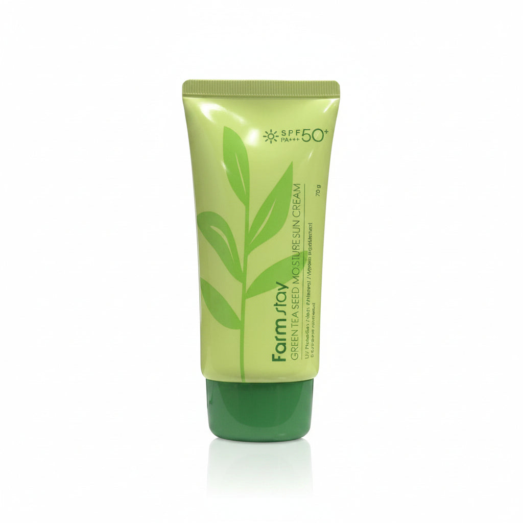 Farmstay Green Tea Seed Moisture Sun Cream 70G