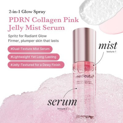 Medicube Pdrn Pink Collagen Glow Jelly Mist Serum 100Ml