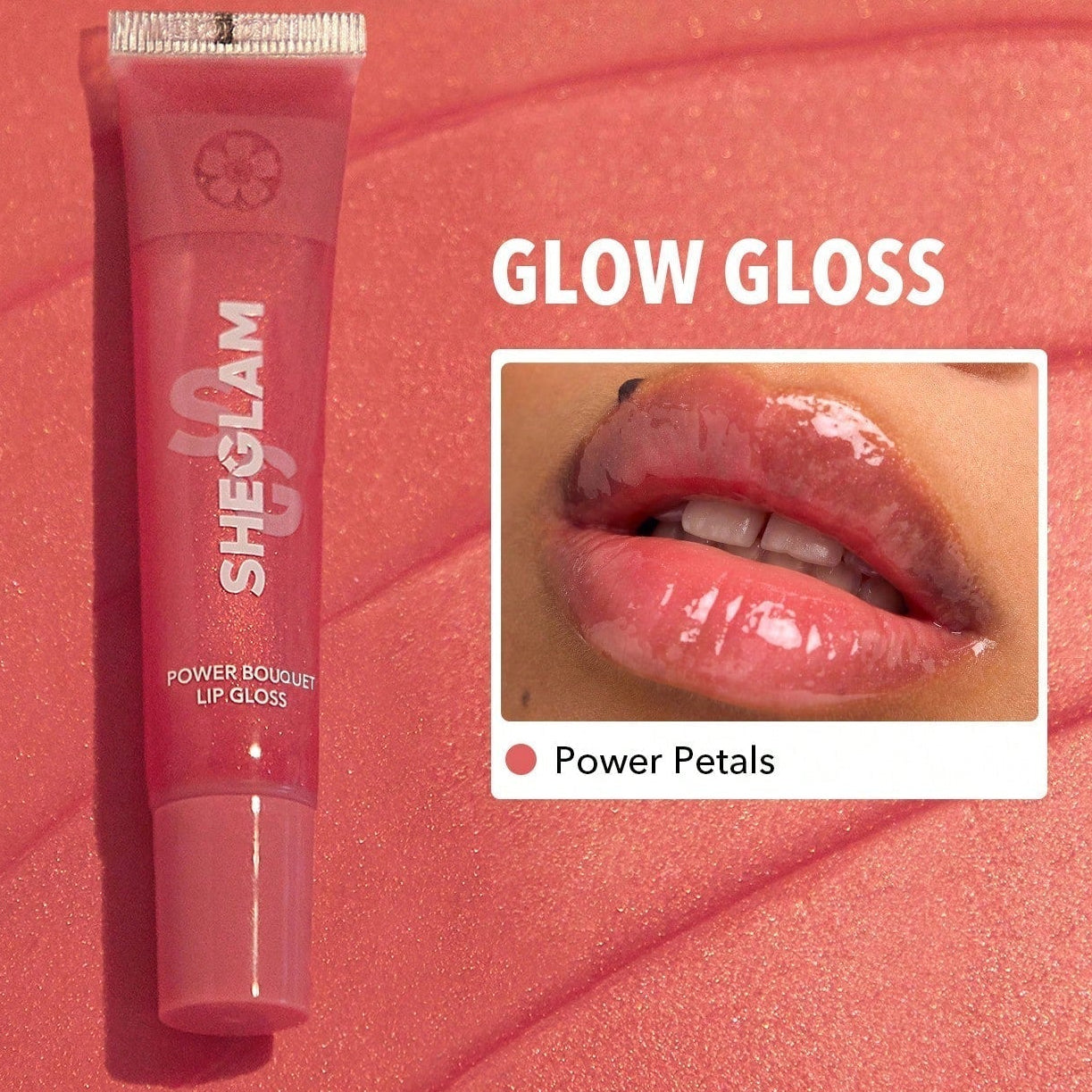 Sheglam Power Bouquet Lip Gloss Power Petals Shiny Tinted Moisturizing